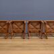 Set of 8 beech chairs – 1980