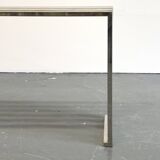 Eichholtz Carlisle console in polished stainless steel