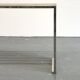 Console Eichholtz Carlisle en acier inoxydable poli