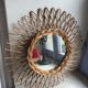 Miroir rotin 43cm