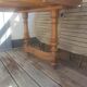 Very large solid wood table