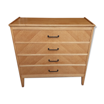 Commode années 50 60 en chêne clair