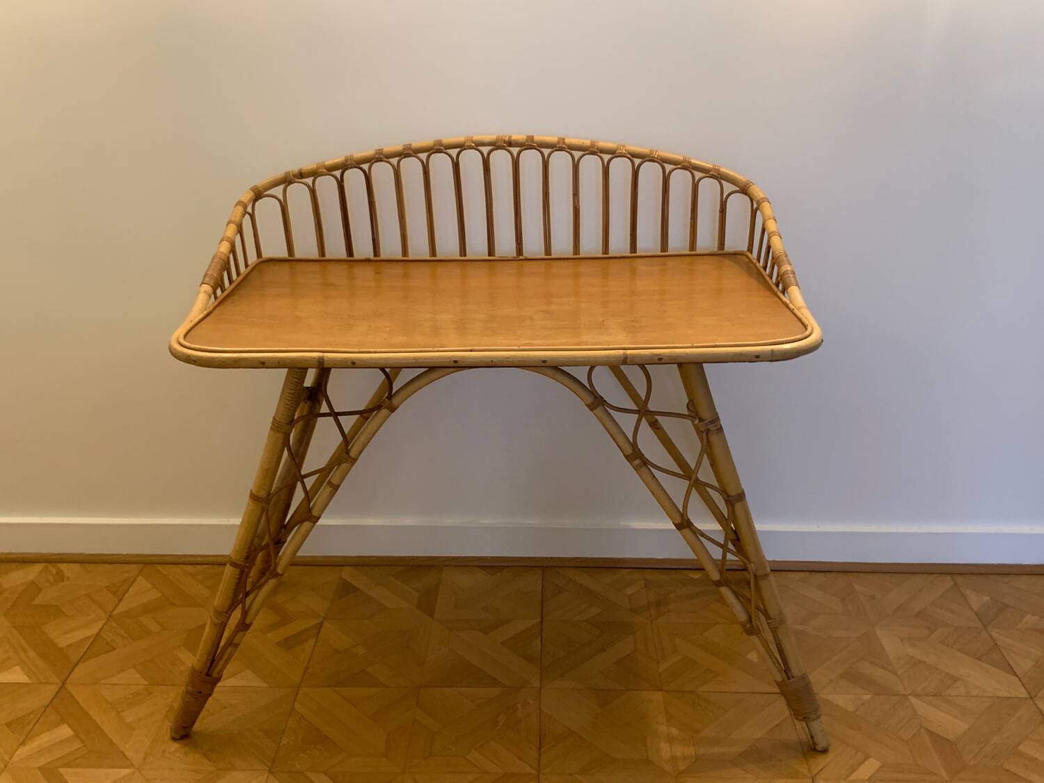 Bamboo desk / console