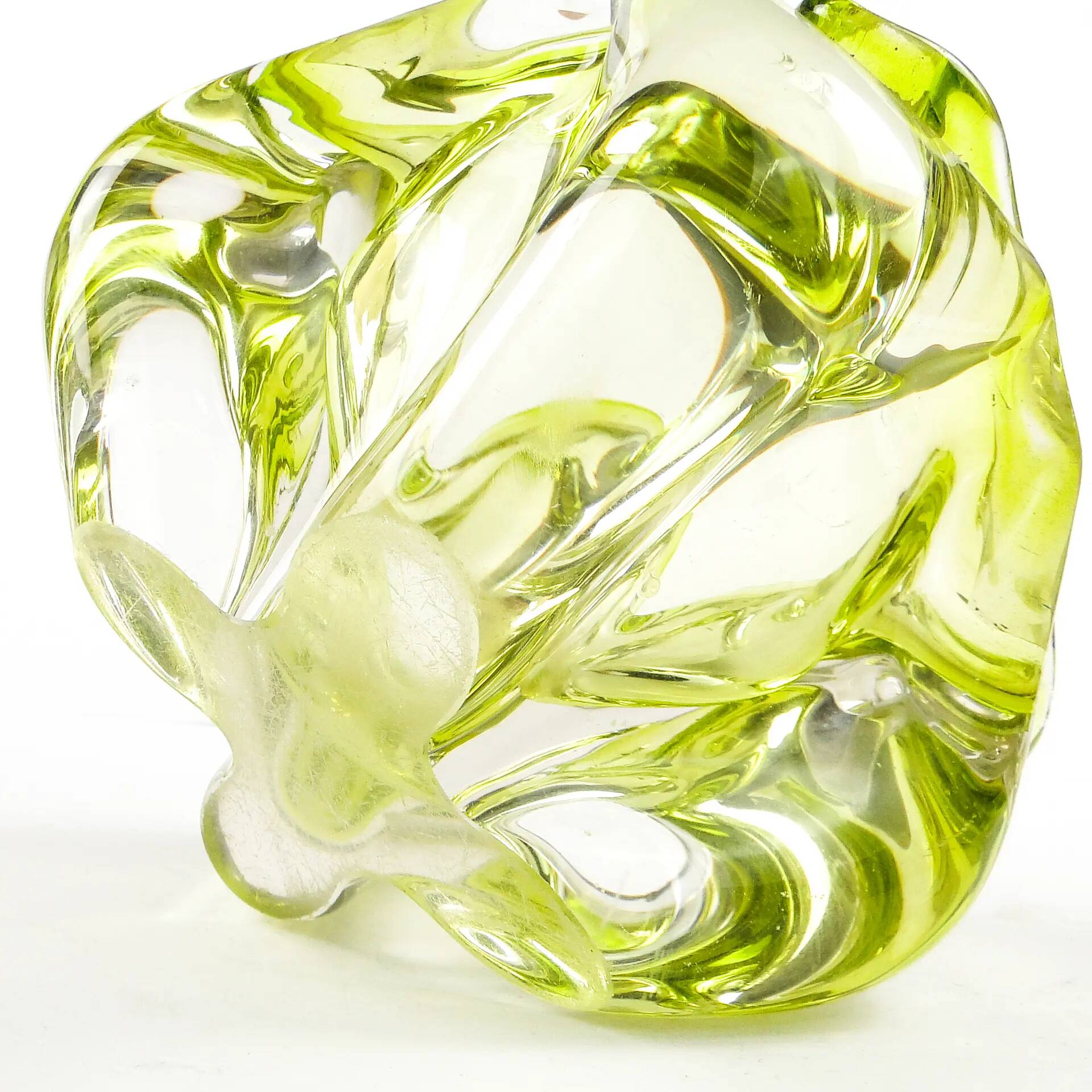 Mid-century modern organiser, glass, designed by J. Hospodka, Czechoslovakia, 1960s