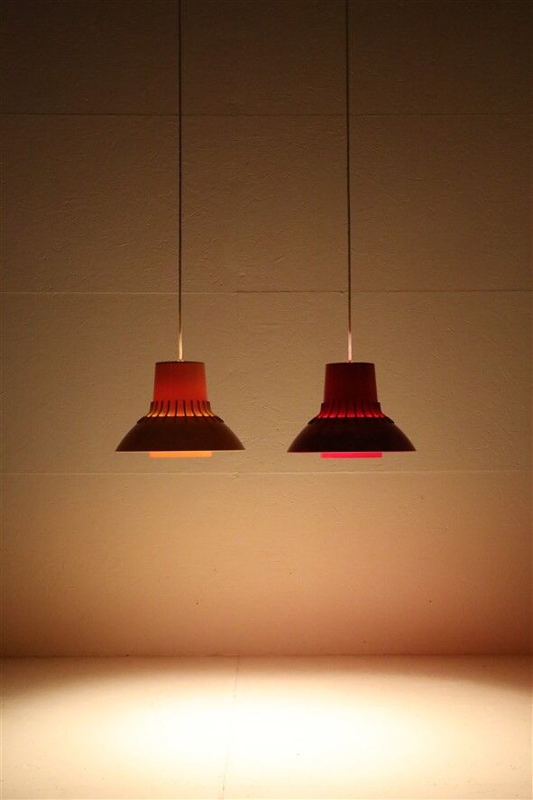 Yellow Nordisk Solar Compagni / Svend Middelboe  “Nord-Lite” pendant lamp