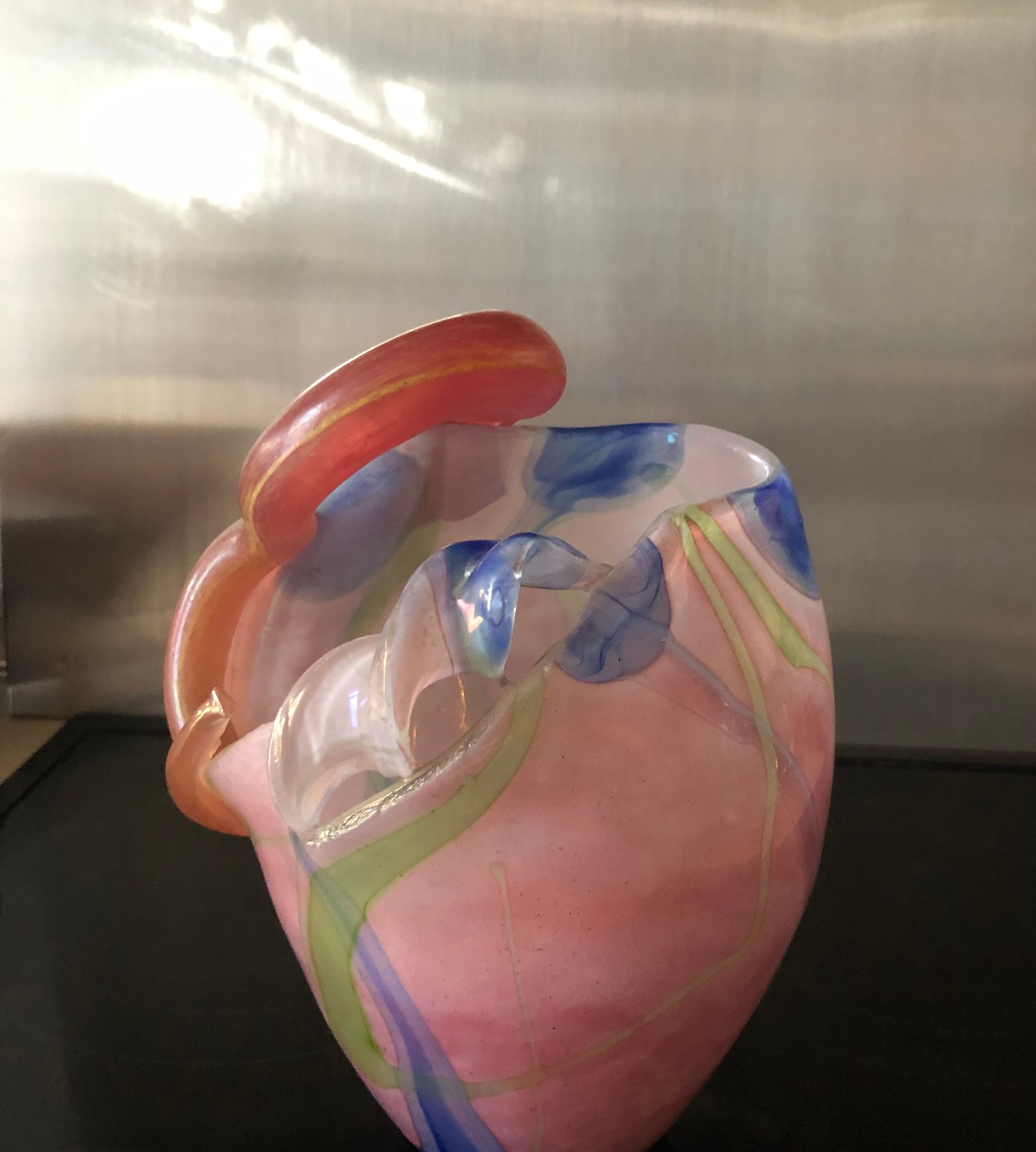 Vase sculpture en forme de coeur