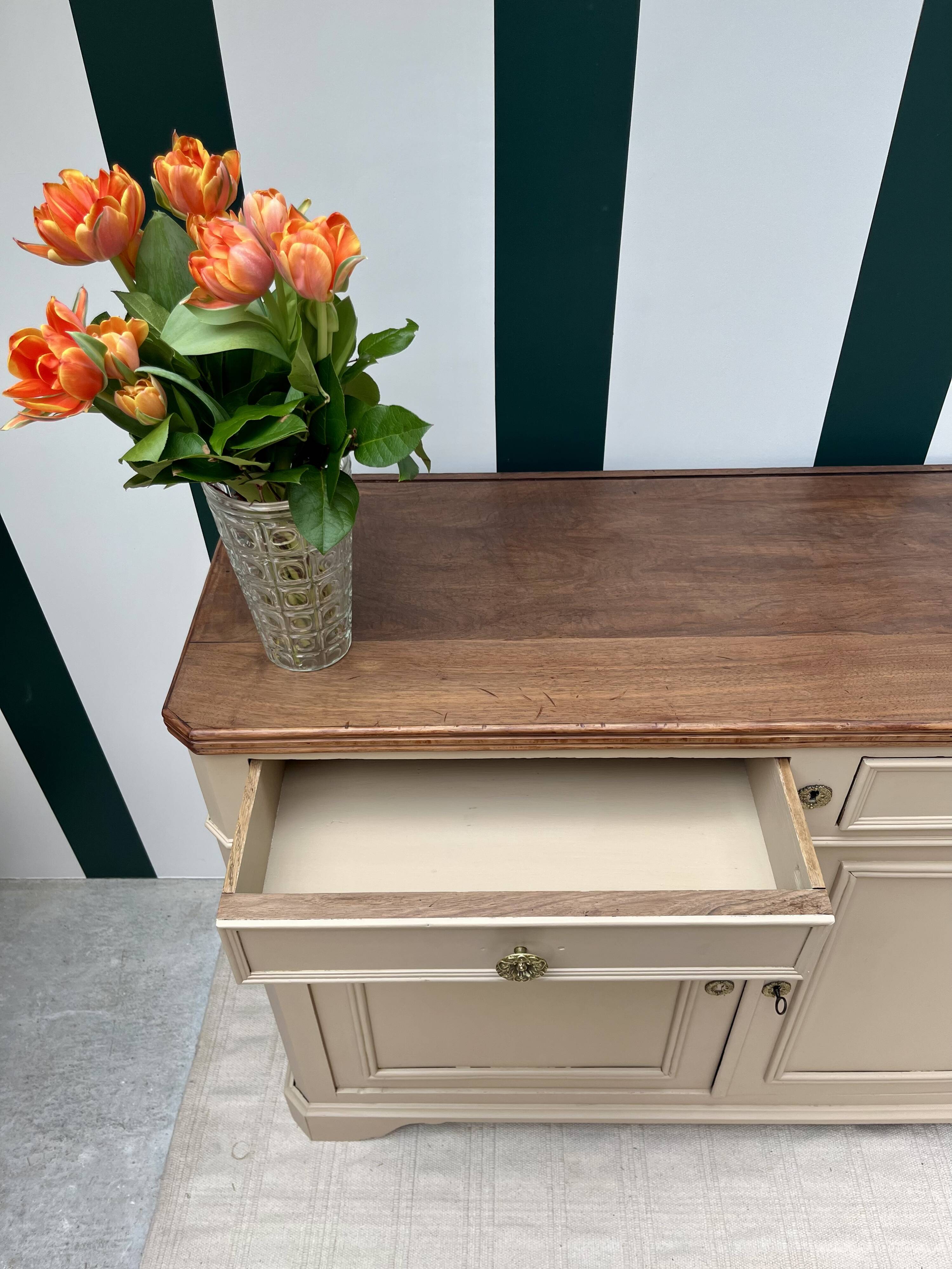 Restored antique sideboard