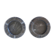 Pair of vintage ashtrays in black marble 1970