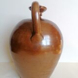 Ancient enamelled sandstone jug