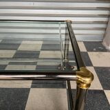 Table basse en verre vintage