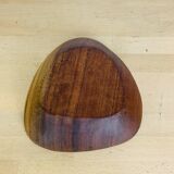 Scandinavian teak triangle cup from the 60s