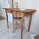 Bureau / Table d'appoint de ferme en chêne massif – Style campagne chic