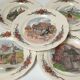 Sarreguemines Obernai dessert plates