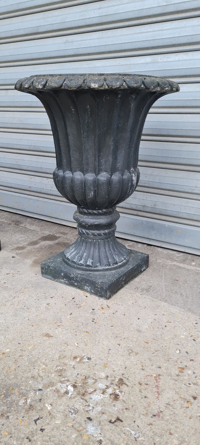 Pair of Medici stone planters circa 1920
