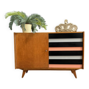 Pink Jiri Jiroutek U458 sideboard 1960s for Interier Praha