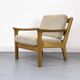 Danish Oak Lounge Chair and Ottoman by Juul Kristensen