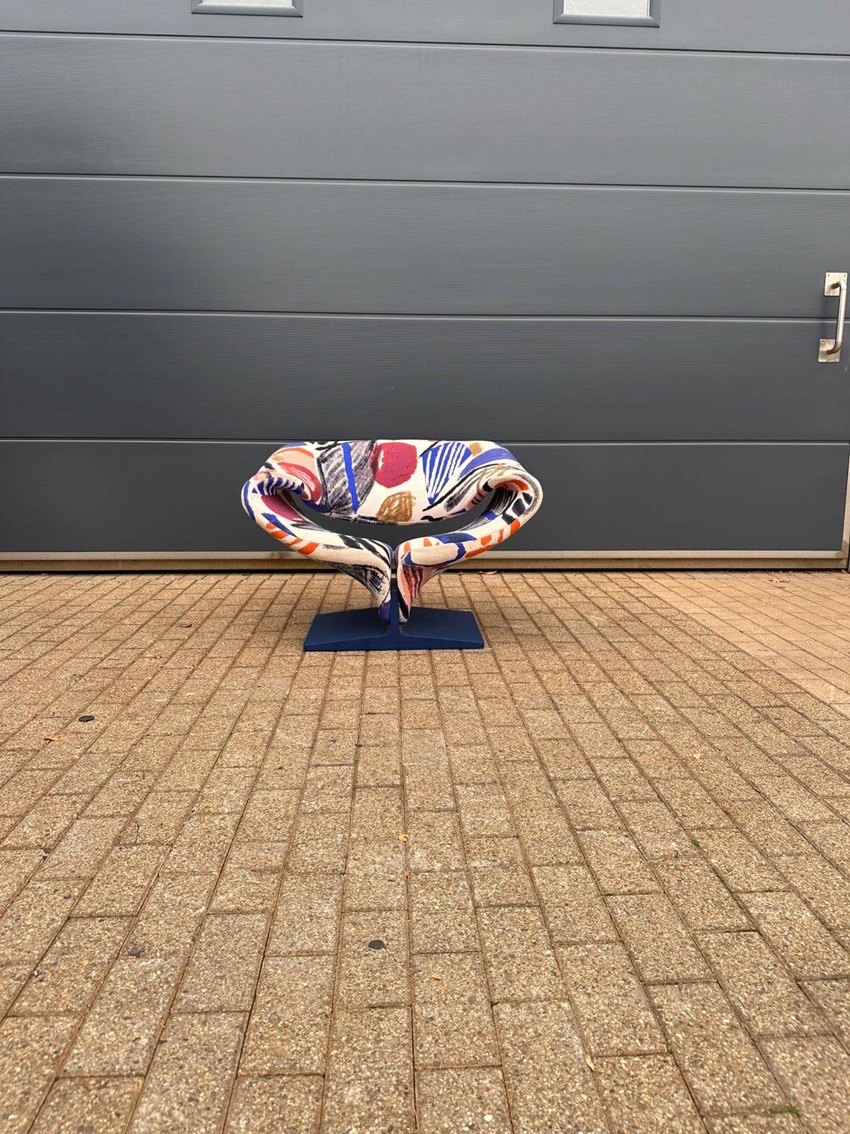 Artifort Ribbon chair by Pierre Paulin, Pierre Frey: The Painter's Canvas