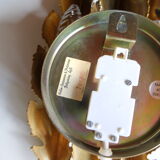 Scandinavian wall lamp by Svend Aage Holm, 1960 in brass