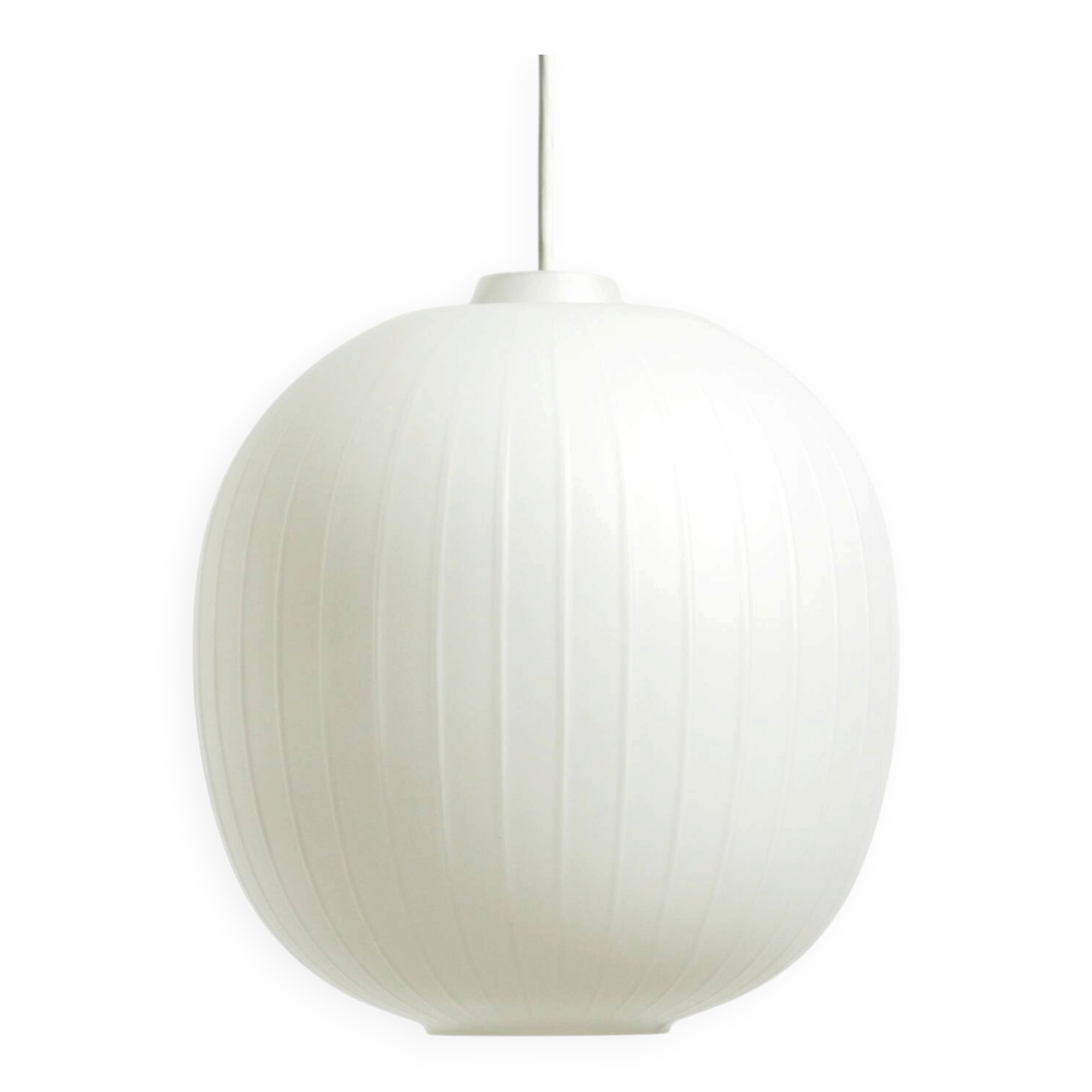 Aloys Gangkofner Mid Century Glass Pendant Lamp by Peill & Putzler