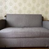 2-seater art deco sofa bed
