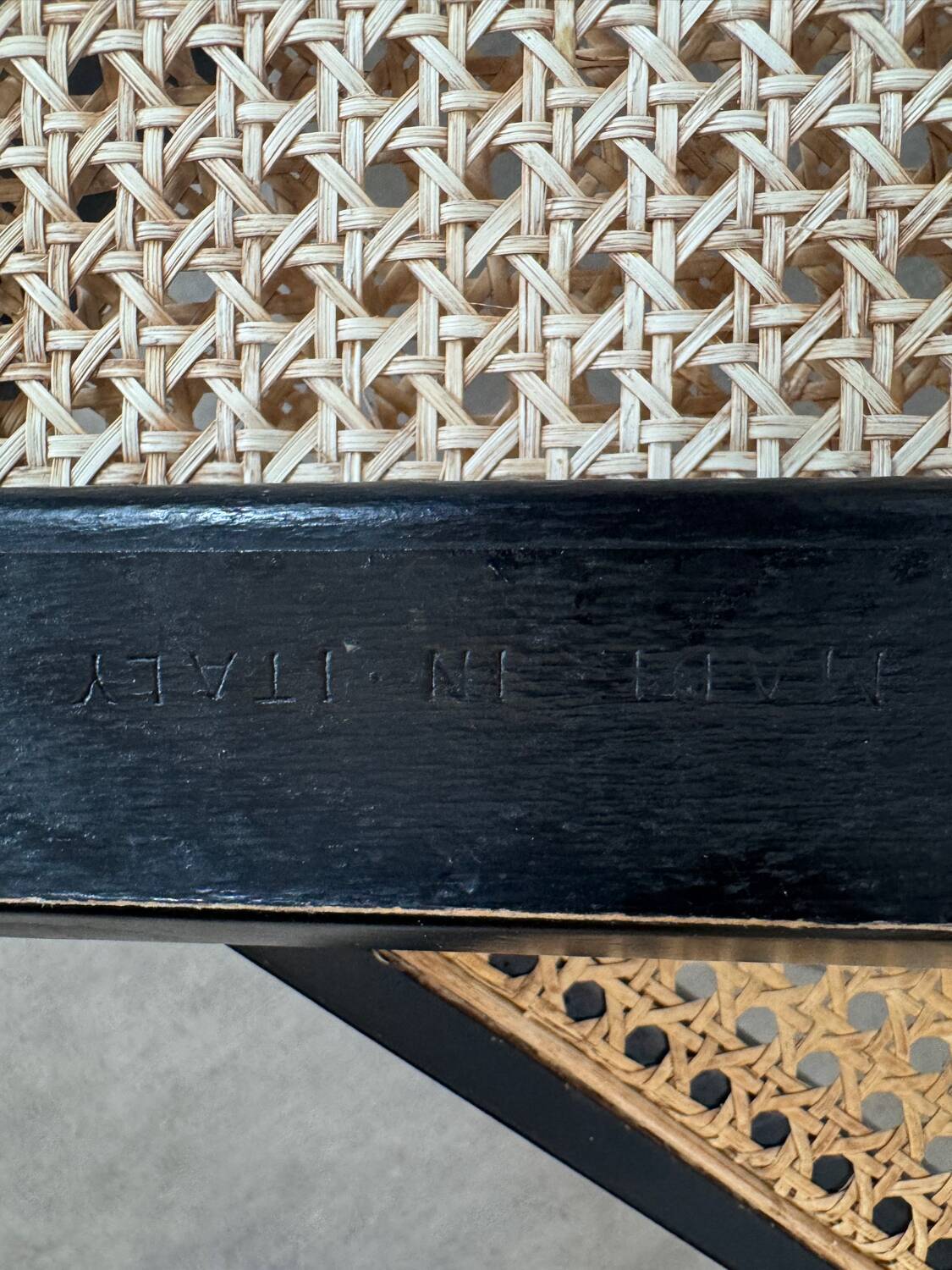 Four Marcel Breuer Cesca chairs Made in Italy