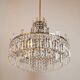Mid-century crystal chandelier "Model F 518" by Bakalowits & Söhne