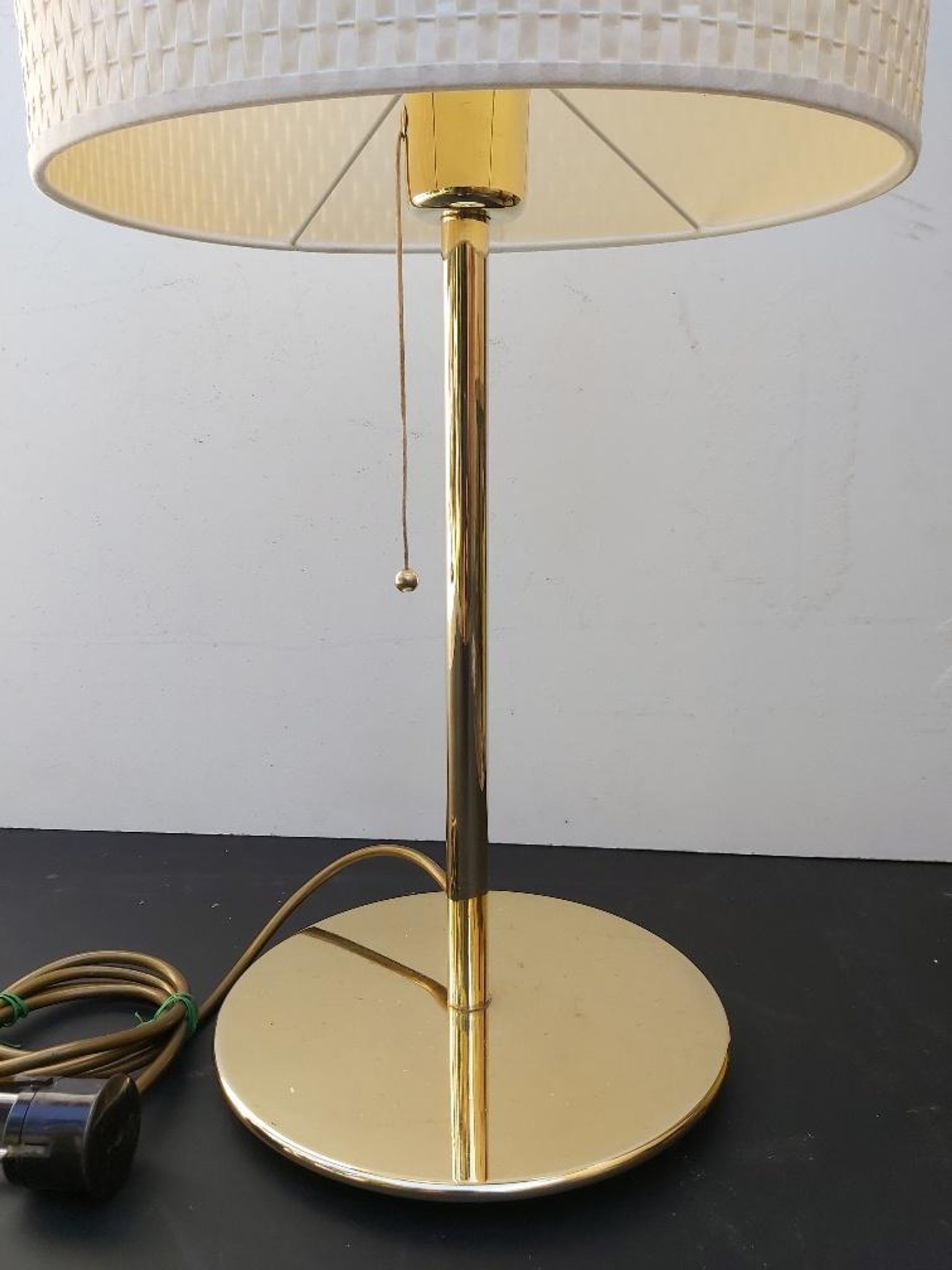 Lampe design laiton Sergio Bernardi Milano