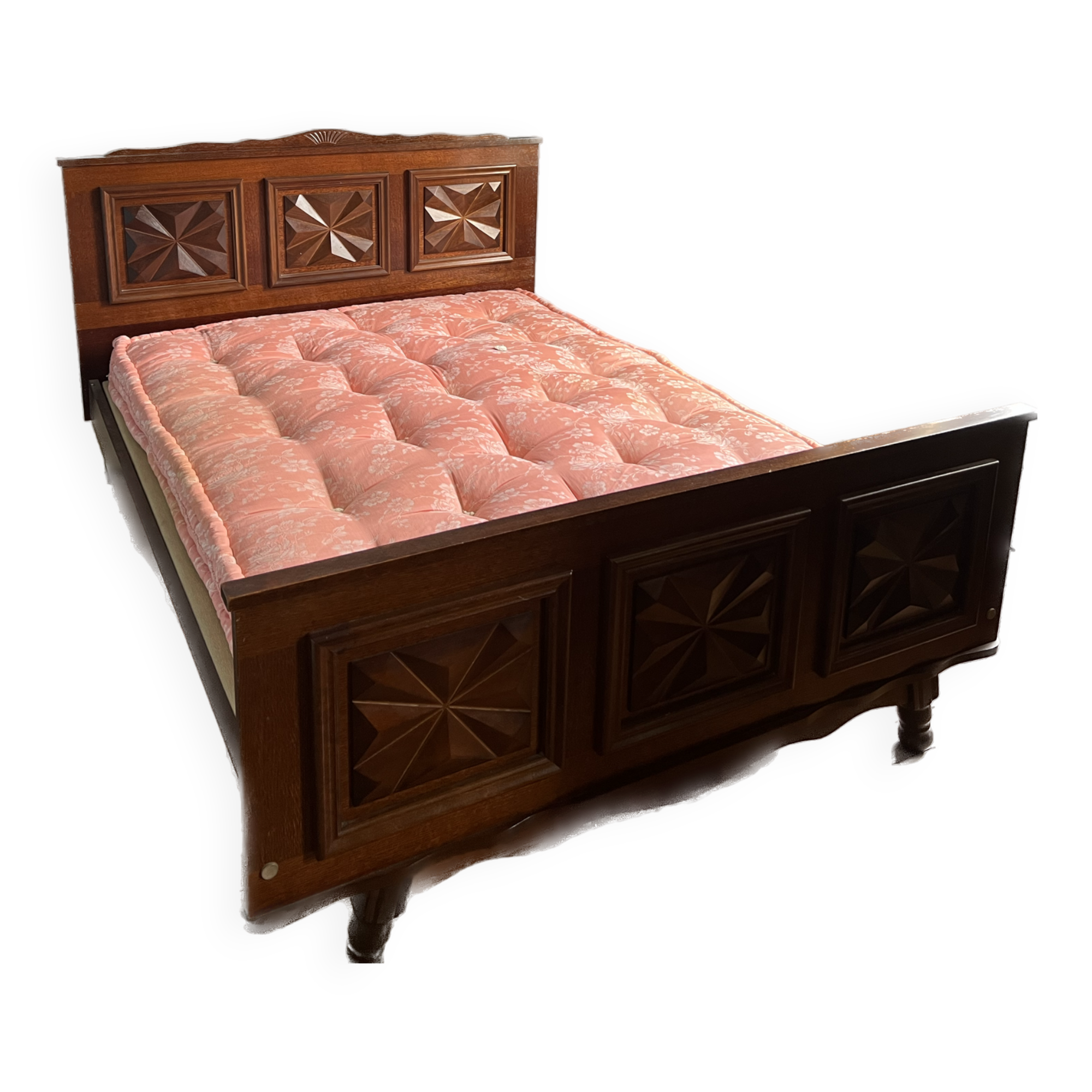 Double bed Louis XIII style