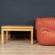 Une paire de tables d'appoint en bois laqué belge et en agate par willy daro c.1970