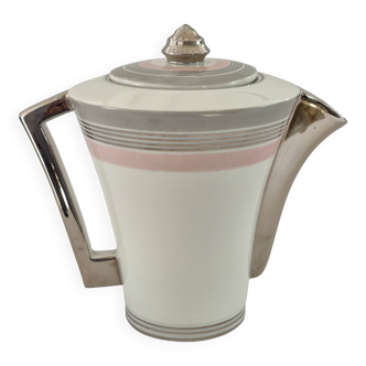 Art Deco teapot coffee pot jug Limoges Salmon & Cie A486