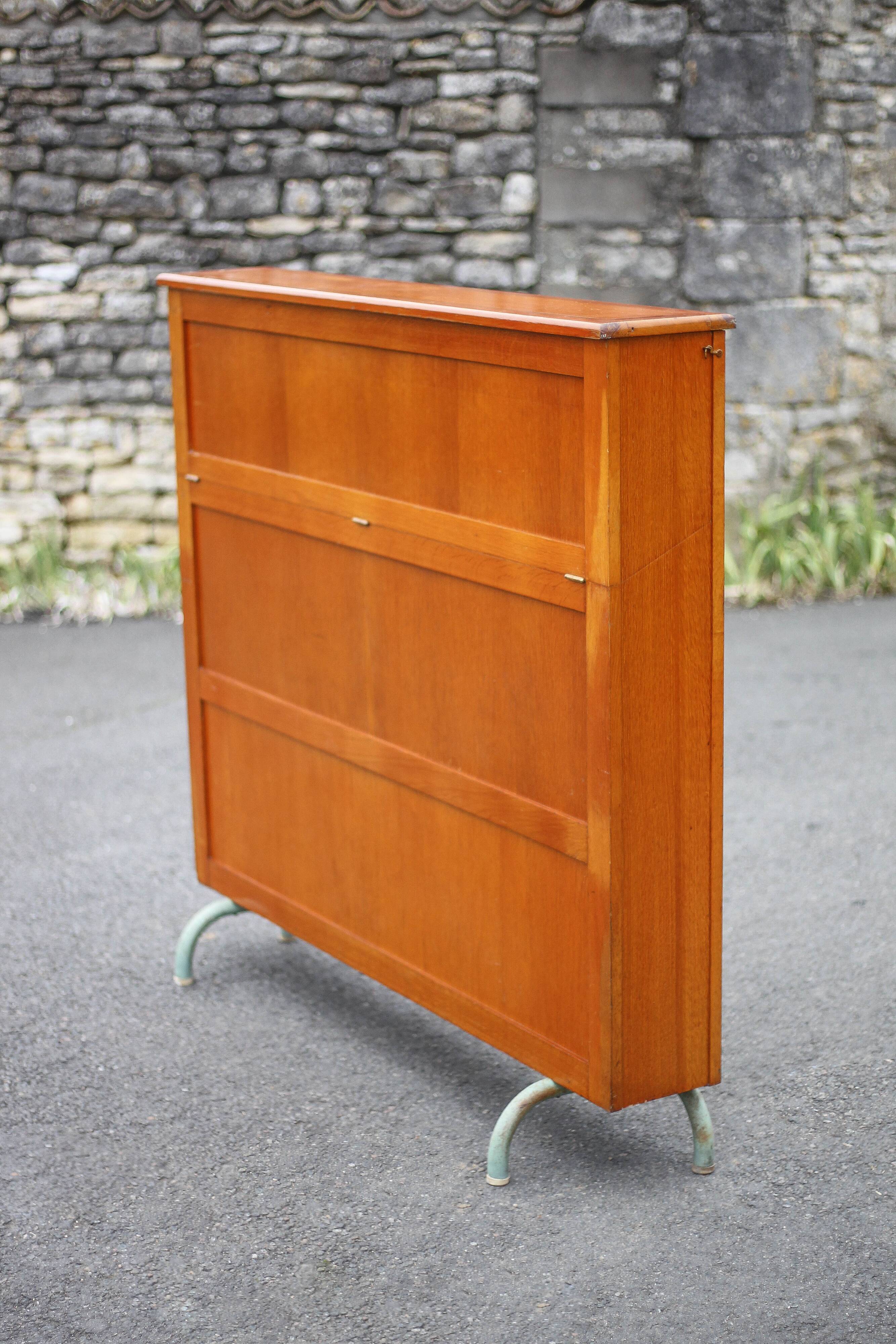 Storage furniture, school furniture, wooden furniture, vintage furniture from the 60s, interior decoration