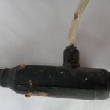 Industrial black metal lamp