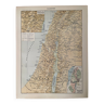 Old map of Palestine - 1900