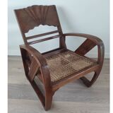 Fauteuil en teck de Birmanie