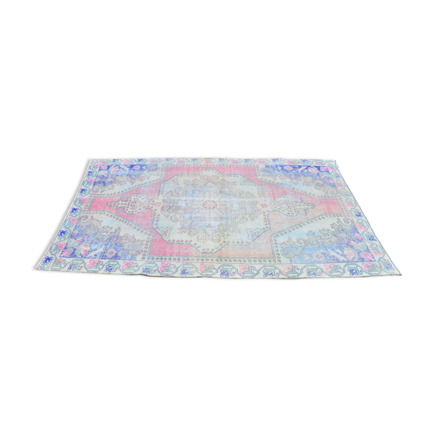 Decorative Handknotted Oushak Carpet sku 2515