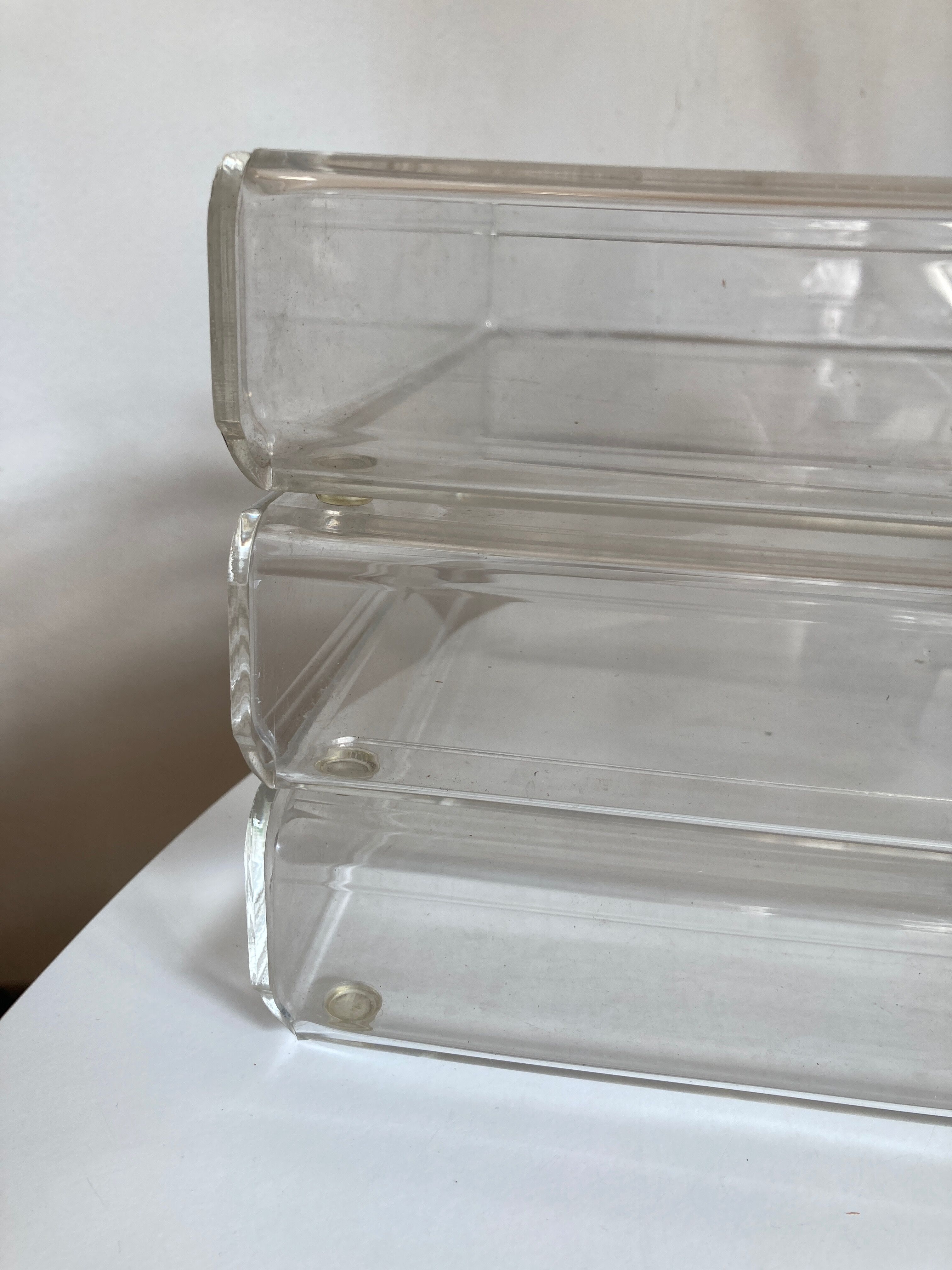 Product BhV Set of 3 Plexiglas document benches