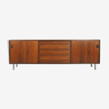 Rosewood sideboard danish design by Poul Jessen 1960