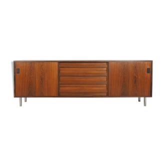 Rosewood sideboard danish design by Poul Jessen 1960