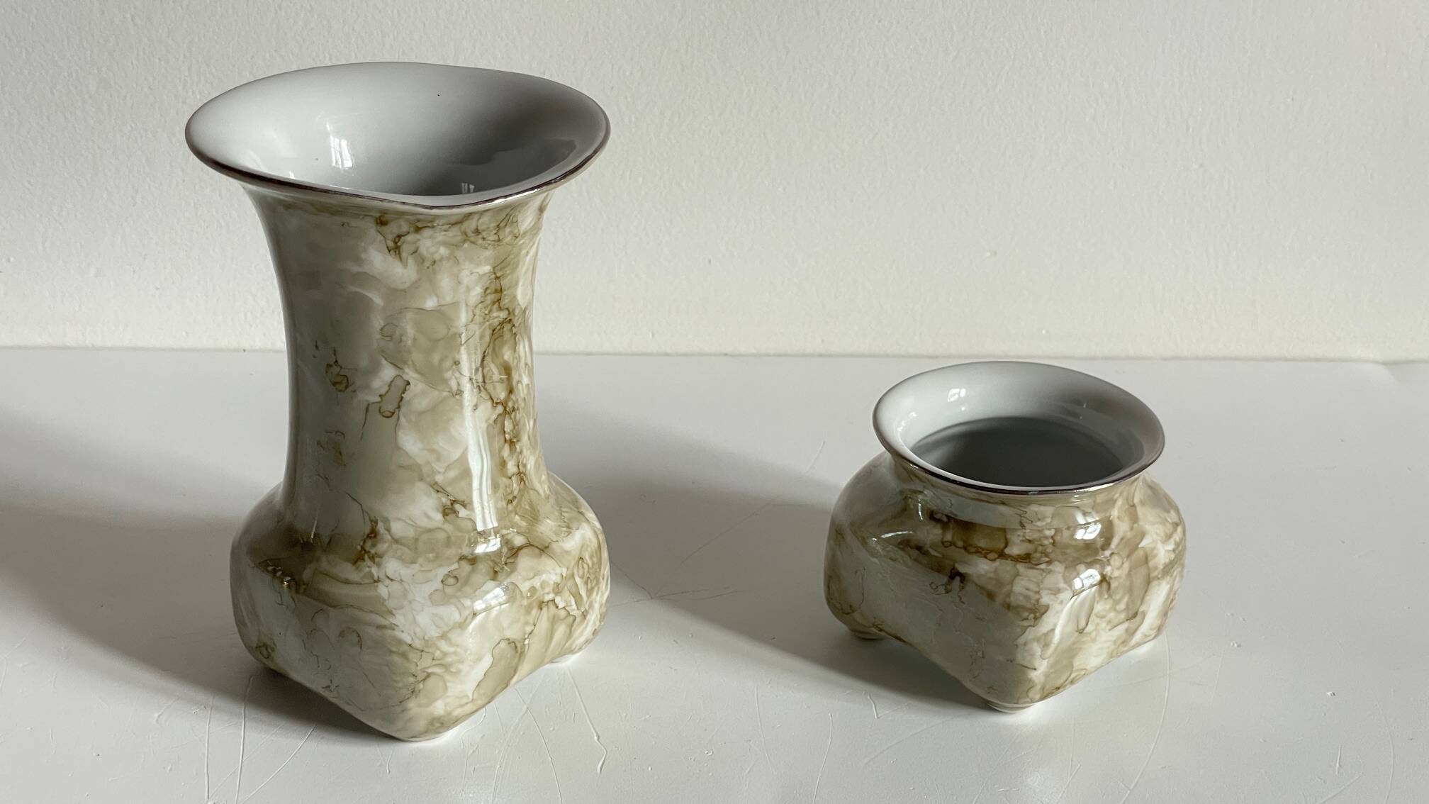 VASES Karolina Porcelaine Pologne ANNEES 70/80