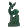 Statut / statuette / céramique, faience, art déco, biche, faonLemanceau,