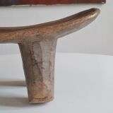 Tabouret Senoufo en bois vintage circa 1960
