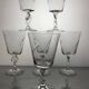6 crystal wine glasses from the 60s (wheat)