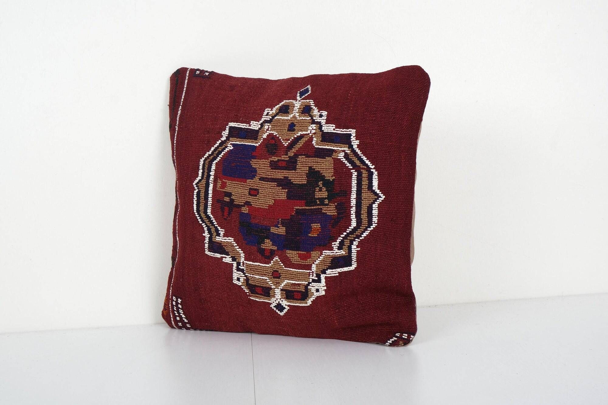 Housse de coussin kilim vintage 43x43 cm