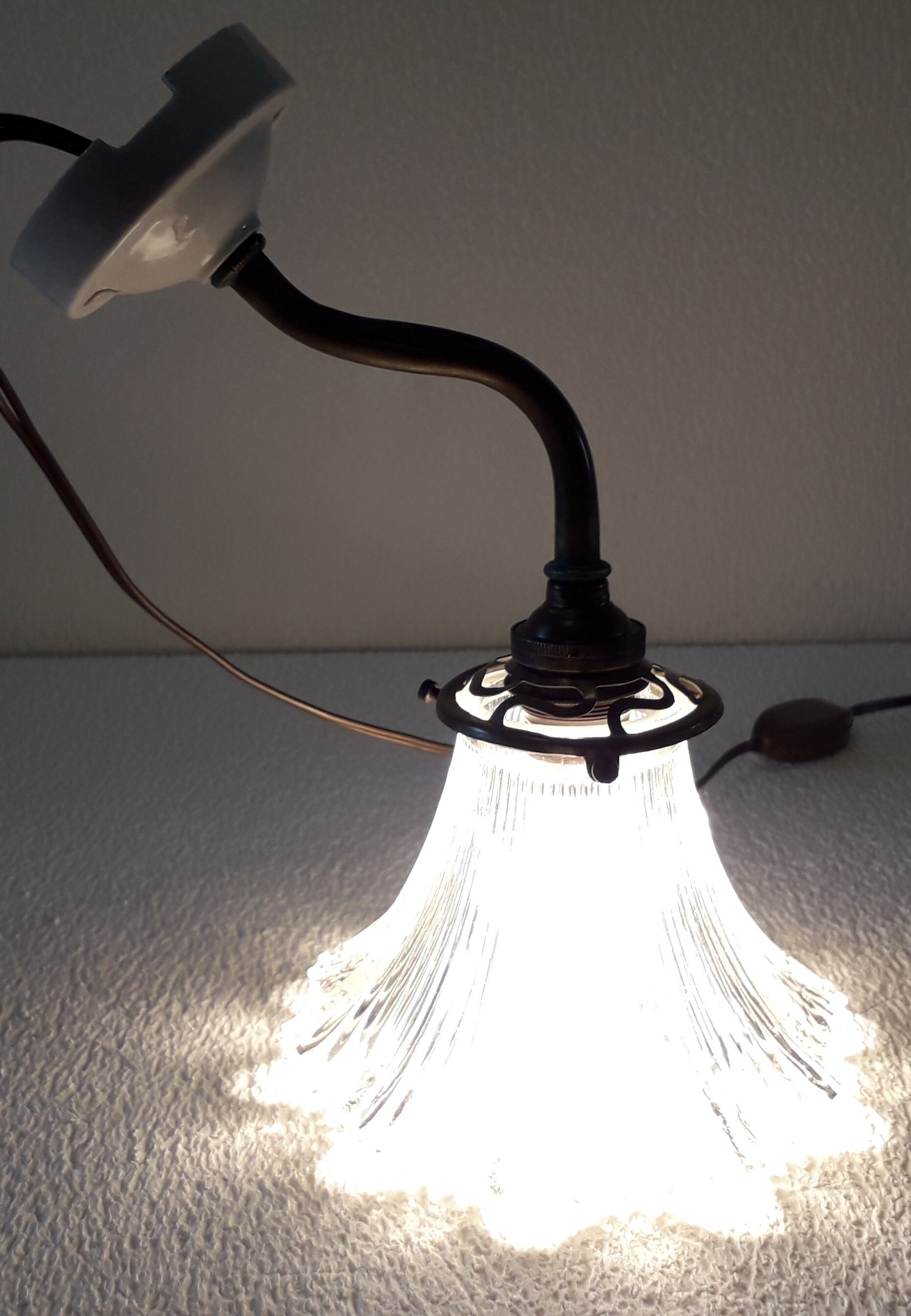 Wall light Holophane years 30/40