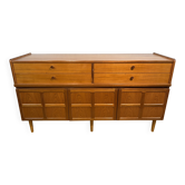 Buffet en teck rétro vintage des années 1960-1970 par Nathan, qualité anglaise.