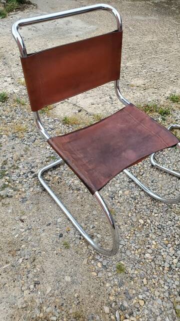 4 MR10 Mies Van der Rohe chairs