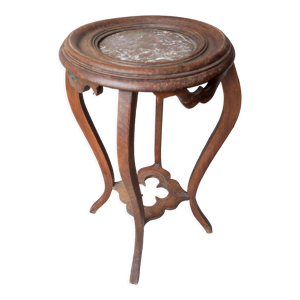 Table selette gueridon bois et