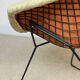 Diamond chair & ottoman by Harry Bertoia for Knoll