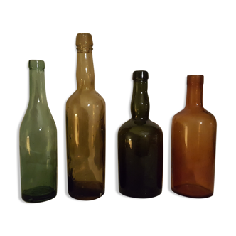 Old glass bottles