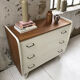 Commode vintage blanche